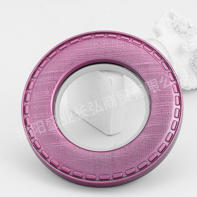 إكسسوارات الستار بالجملة الإنتاج ملونة ارتداء ملونة من الستارة البلاستيكية الدائرية حلقة العيزة الستار شريط القضيب