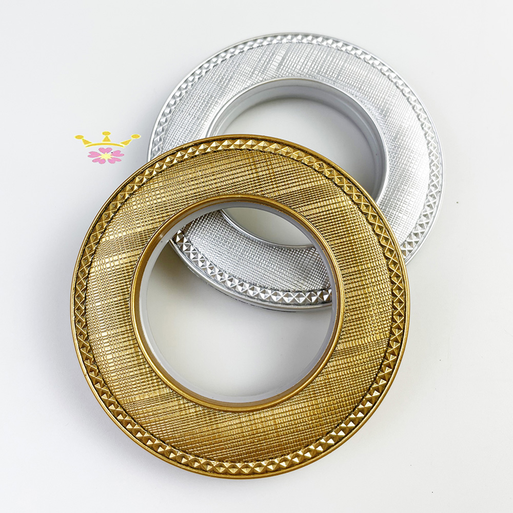 تصميم جديد مبيعات جيدة رواتب الستائر الستائر حلقات الستار حلقات الستار البلاستيك عيينة تجهيزات قضيب الروم