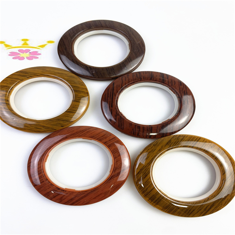 7.7Roman ROD TOPTINS GOOL SALES SALETS RINGS تصميم جديد الستائر الستائر حلقات الستائر البلاستيكية حلقات العيينة