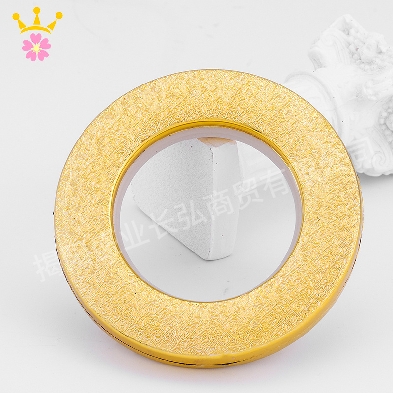 7.35 أسعار فائقة الجودة البلاستيكية الستار ذات الجودة البلاستيكية حلقة وحلقة العيينة لنوع الستار جفن جديد ستارة العيينة