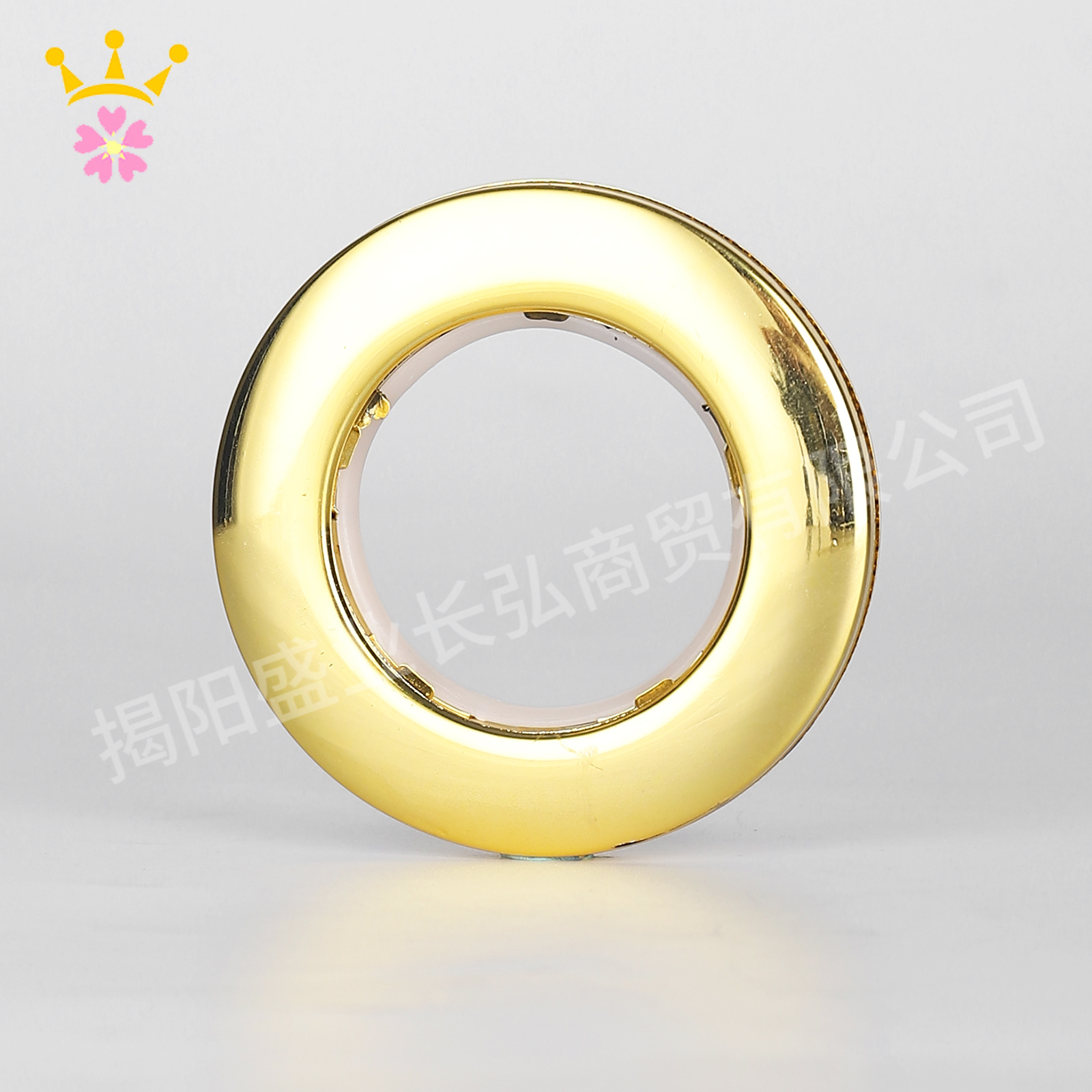75stylish Modern Plastic Hotel and Home Startain Ring صامت فنون مثقبون معلقون خاتم روماني لغرض زخرفي