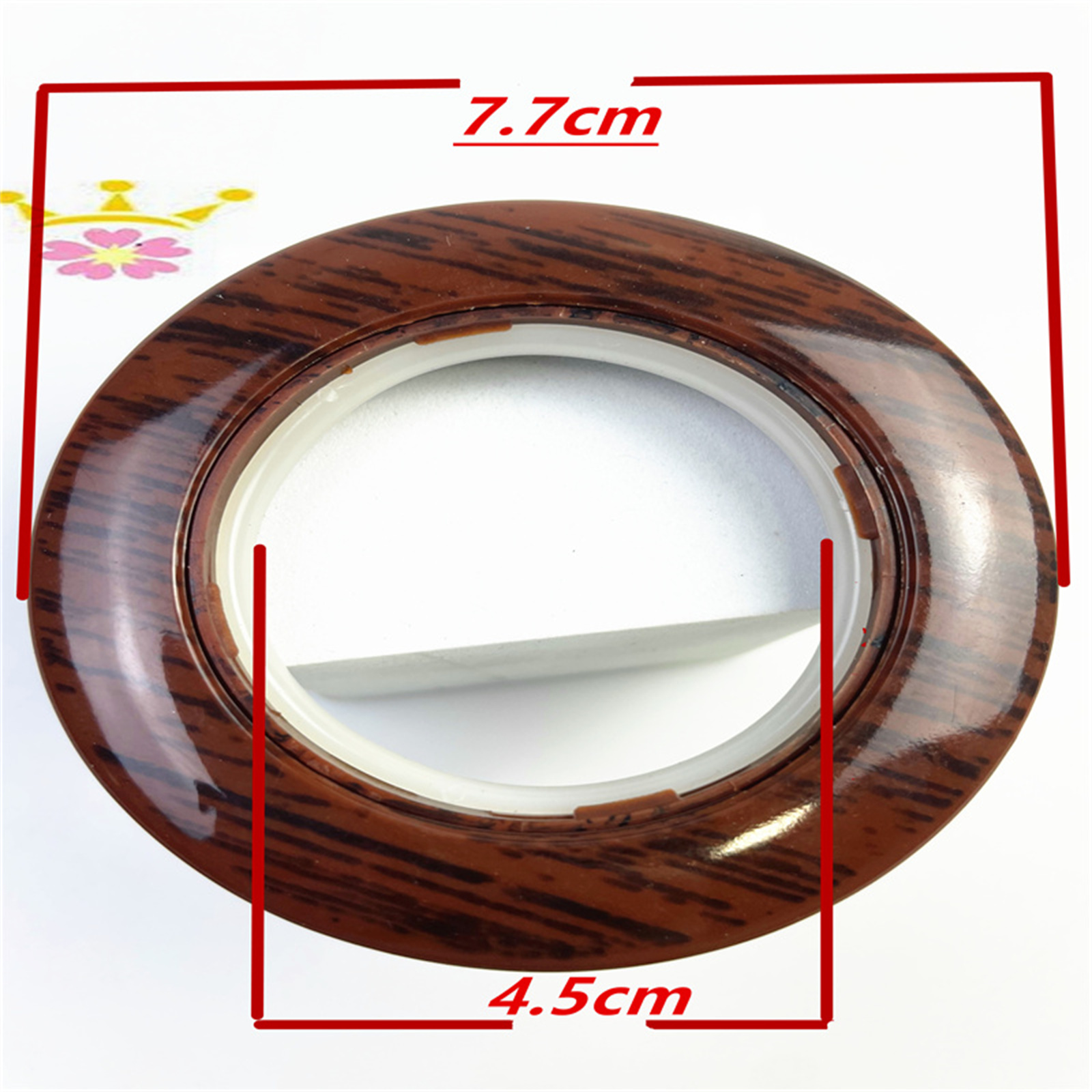 7.7Roman ROD TOPTINS GOOL SALES SALETS RINGS تصميم جديد الستائر الستائر حلقات الستائر البلاستيكية حلقات العيينة