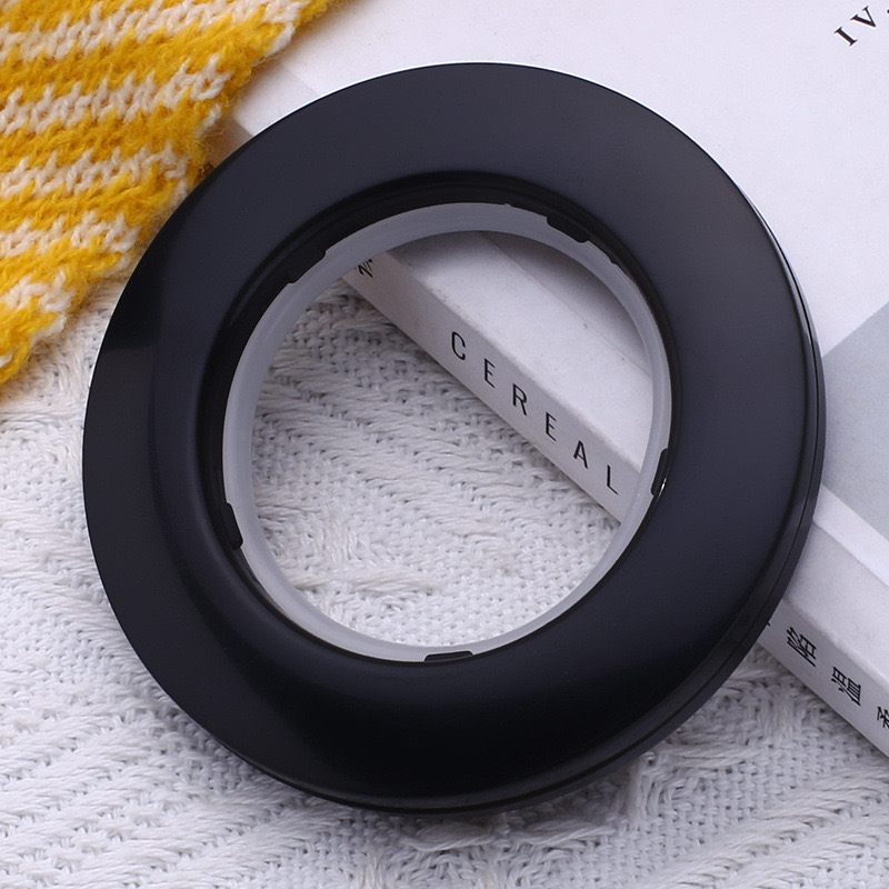 فندق بلاستيكي حديث وأنيق من الستارة المنزلية حلقة صامتة مثقبة الفن معلقة خاتم روماني لغرض زخرفي